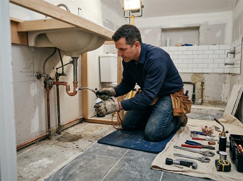 Fontanería y electricidad en reformas en Santiago de Compostela